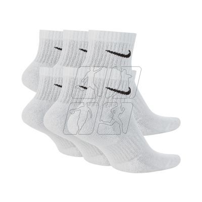 2. Nike Everyday Cushion Ankle 6Pak SX7669-100 socks