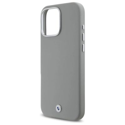 6. BMW Sign Full Wrapped Metal MagSafe Case for iPhone 16 Pro Max - Gray