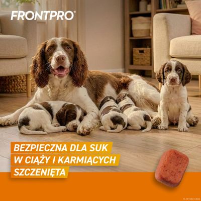 5. FRONTPRO Flea and tick tablets for dogs (>10-25 kg) - 3x 68mg