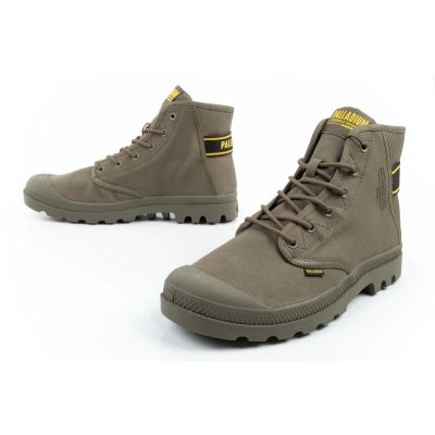 8. Palladium Men's Pampa Hi Dare II High Top Sneakers Olive
