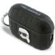 3. Karl Lagerfeld Monogram Karl Head Case for AirPods Pro 3 - Black