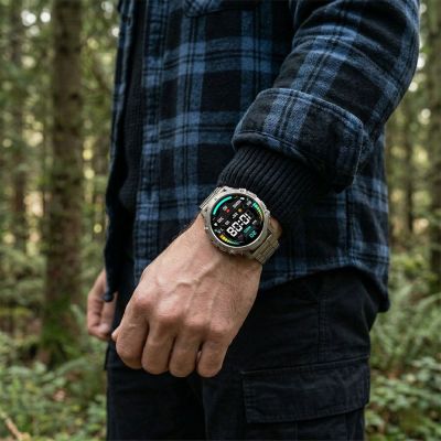 3. Smartwatch Gravity Graphite Strap + Bracelet GT42-4