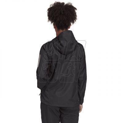 2. Adidas Own the Run Hooded Running Windbreaker W H59271 jacket