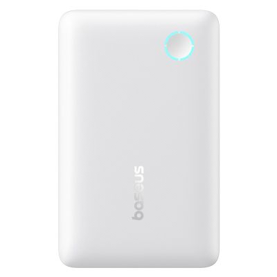 5. Baseus EnerFill FP11 10000mAh 15W Power Bank with White USB-C Cable 20V/3A 30cm - White