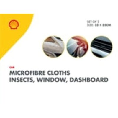 6. MICROFIBRE CLEANING CLOTH 35x35CM 3PCS SHELL