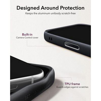 8. ESR Leather Kickstand MagSafe Case for iPhone 18 Pro Max / 17 Pro Max - Black