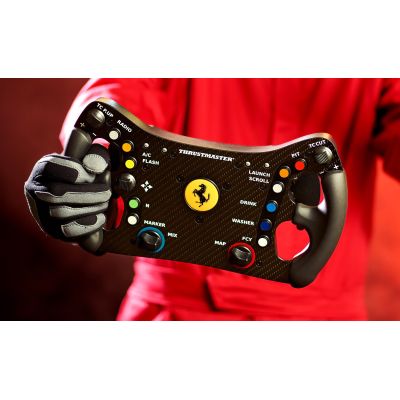 12. Thrustmaster T818 Ferrari 488 GT3 Simulator Black, Red USB Steering Wheel + Pedals Analog/Digital PC