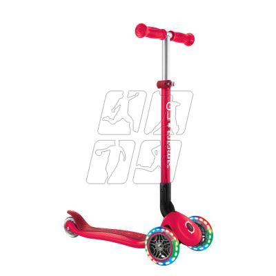 29. Globber Primo Foldable Lights 3-Wheel Scooter 432-102-2 New Red