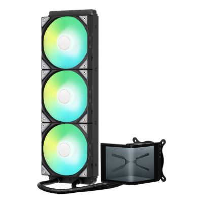 3. Complete TRYX PANORAMA SE ARGB 360 water cooling with 3D AMOLED display