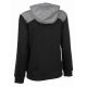 8. Select Oxford Zip Hoodie Women Black/Grey