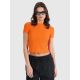 Women's slim waffle knit T-shirt 4F 4FRSS25TTSHF2749-70S