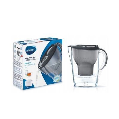 6. Brita Marella+1 Maxtra Pro PP filter jug (2.4l; graphite)