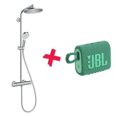 2. Hansgrohe Crometta S shower system 2 heads Wall chrome
