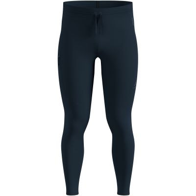 2. ODLO Zeroweight Pro Windproof Warm Tights Men’s Technical Tights, Navy