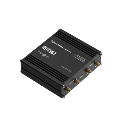4. Teltonika Industrial 4G LTE Router RUT361 Cat 6 LTE, WiFi 4, 2x RJ45 100Mb/s, IP30