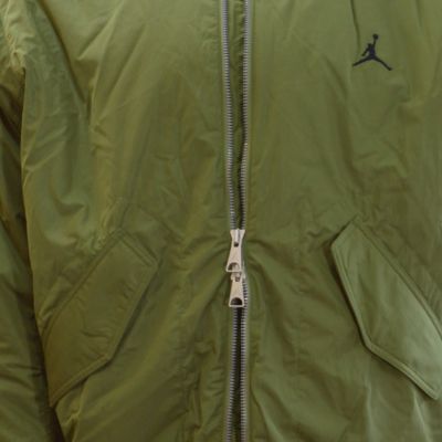 6. Air Jordan Essentials Renegade Men's Bomber Jacket Olive - FB7316-340