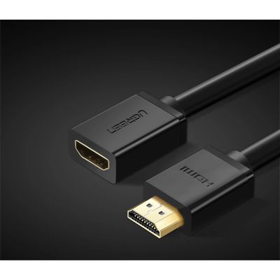 4. Ugreen HD107 10142 HDMI (male) - HDMI (female) 4K Cable 2m - Black