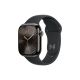 Apple Watch Series 10 GPS + Cellular 42mm with Slate Titanium Case and Black Sport Band – M/L
