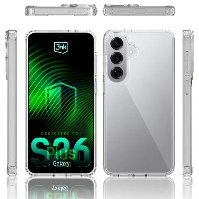 4. 3mk Armor Case for Samsung Galaxy S26+ - transparent