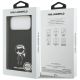 8. Karl Lagerfeld Silicone Karl Sketch & Logo MagSafe Case for iPhone 17 Pro Max - Black