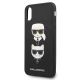 3. Karl Lagerfeld Saffiano Karl&Choupette Head case for iPhone X/XS - black