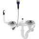 Siphon for 1.5- and 2-bowl granite sinks - Space-Saver ZXY 9973