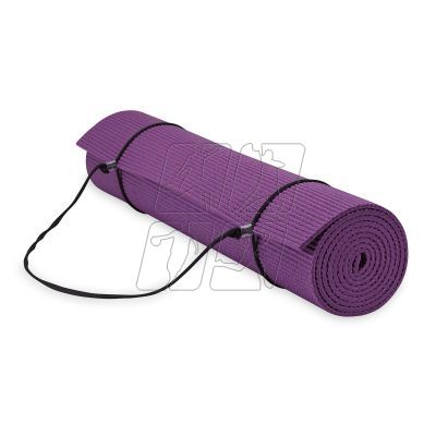 5. Gaiam Essentials 6 mm Yoga Mat with strap 63313