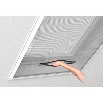 24. MOSQUITO NET WINDOW ROOF 140X170 BLACK POLYESTER + VELCRO TAPE