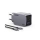 3. Ugreen Nexode Pro 25871 65W Wall Charger, GaN, USB + 2x USB-C + 1.5m USB-C Cable