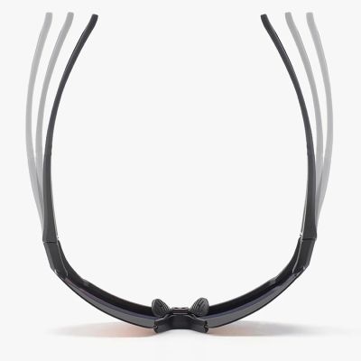 7. Rockbros Polarized Cycling Glasses with UV Protection and Corrective Insert 14120008006 Gray Lenses - Black