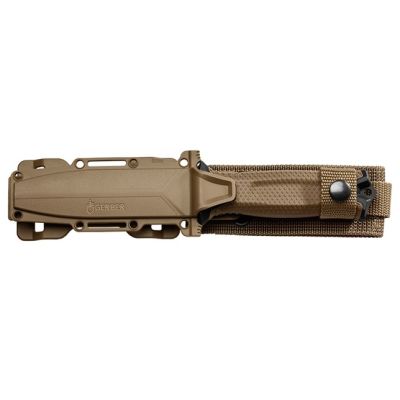 10. GERBER Strongarm Fixed Fine Edge Coyote Survival Knife