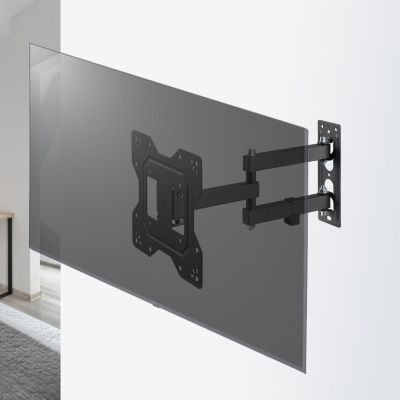 5. MACLEAN TV OR MONITOR MOUNT, UNIVERSAL, MAX VESA 200X200, 23-43", 30KG, BLACK MC-700N