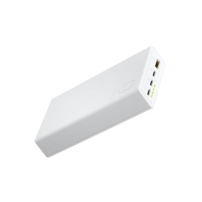 9. GREEN CELL POWERBANK POWERPLAY 20S WHITE 20000MAH 22.5W 3X USB-C PD 1X USB-A
