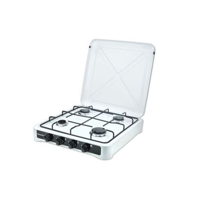 3. Ravanson K-04T 4-burner adjustable gas stove (white)