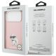 8. Karl Lagerfeld IML Aquarelle Choupette & Logo MagSafe Case for iPhone 17 Pro - Pink