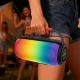 11. Dudao Y21 Wireless Speaker with RGB Backlight Bluetooth 5.3 - Black