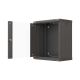 19. LANBERG WALL-MOUNTED RACK CABINET 19" 12U 540X350 BLACK GLASS DOOR (FLAT PACK)