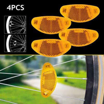 10. DUNLOP WHEEL SPOKE REFLECTORS 4 PCS