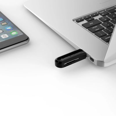 6. Orico CRS21 USB 3.0 SD and microSD memory card reader - black