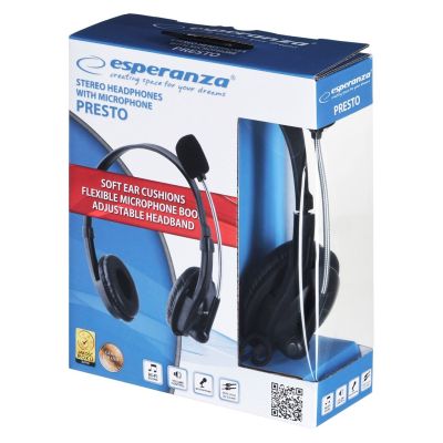 14. Esperanza EH115 headphones (black color