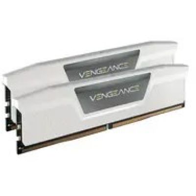 9. RAM Memory DDR5 64GB PC 6000 CL30 CORSAIR KIT (2x32GB) VENGEANCE white retail