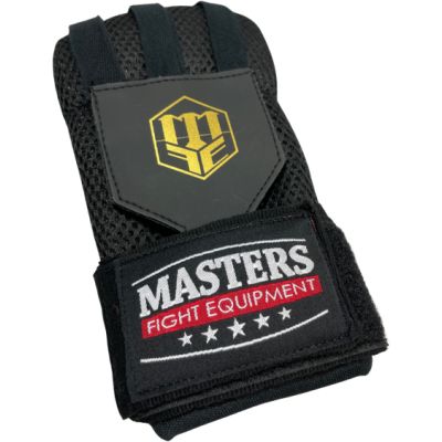 10. MASTERS BBŻ-GRIP gel boxing bandages black