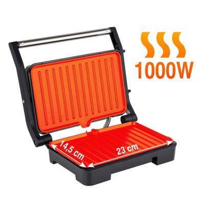 5. ELDOM CONTACT GRILL GK110 800W BLACK AND SILVER