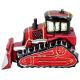 2. Mica Decorations Glass Bulldozer Bauble