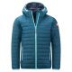 Girls’ Quilted Trollkids Kids Eikefjord Jacket with Hood, Blue (463-104)