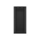 14. Lanberg WF01-6627-10B single-section cabinet (27U; 1300mm / 600mm / 600 mm; wall-mounted; Glass; 19''; black)