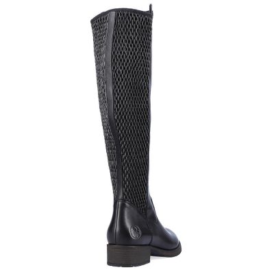 34. Rieker W Z9591-00 black leather boots 
