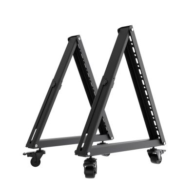 23. Maclean TV trolley/floor stand, 37-80", max. VESA 800x400, max. 75kg, mobile, wheel lock, MC-183