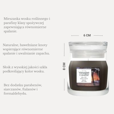 3. Small BLACK COCONUT YANKEE Candle