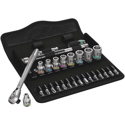 ZYLKOP 1/4" socket wrench set, 28 pieces